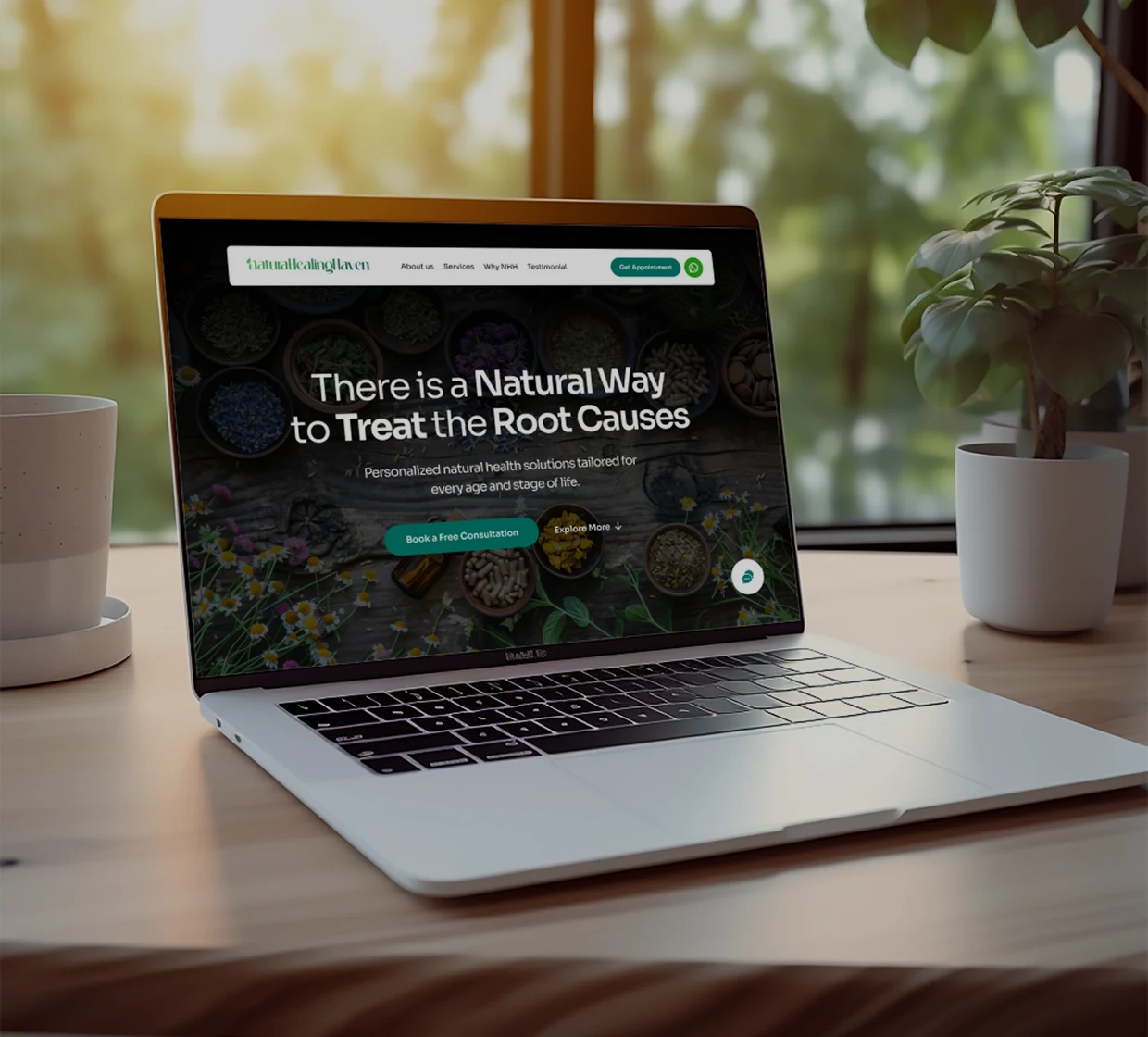 Natural Healing Haven: Building a Soulful Wellness Brand That Converts - Healthcare Case Study