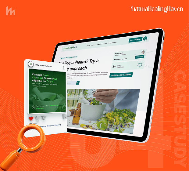 Natural Healing Haven: Building a Soulful Wellness Brand That Converts - Healthcare Case Study