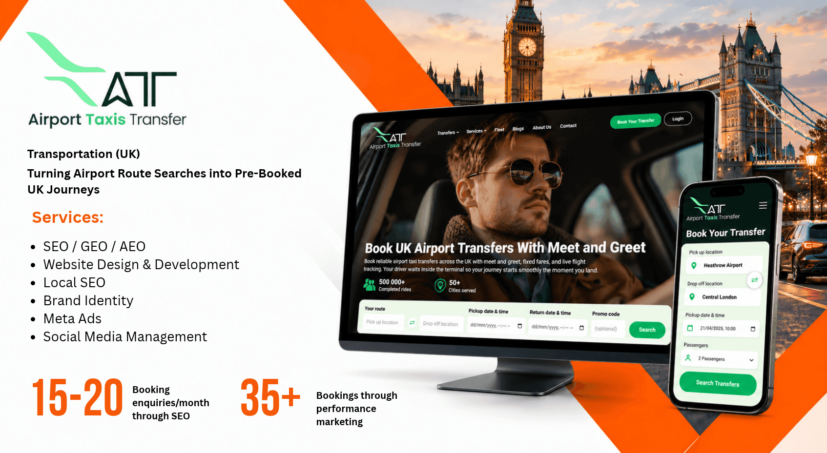 Airport Taxis Transfer - Case Study